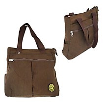 Сумка через плечо 33*34*10см карманы на молнии